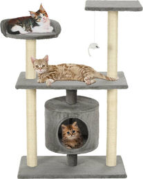 vidaXL Katzen-Kratzbaum aus Sisal und Plüsch in Grau 95 cm – Bild 1 von 1