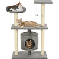 Produktbild von vidaXL Katzen-Kratzbaum aus Sisal und Plüsch in Grau 95 cm