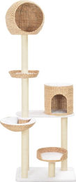 vidaXL Katzen-Kratzbaum aus Sisal und Seegras in Beige – Bild 1 von 2