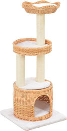 vidaXL Katzen-Kratzbaum aus Sisal und Weidenholz in Natur Beige – Bild 1 von 1