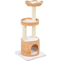 Produktbild von vidaXL Katzen-Kratzbaum aus Sisal und Weidenholz in Natur Beige