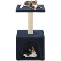 Produktbild von vidaXL Katzen-Kratzbaum für Kitten aus Sisal und Plüsch 55 cm Blau