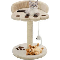Produktbild von vidaXL Katzen-Kratzbaum für Kitten aus Sisal und Plüsch Beige und Braun 40 cm