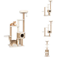 Produktbild von vidaXL Katzen-Kratzbaum mit Kissen aus Seegras 148 cm