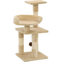Produktbild von vidaXL Katzen-Kratzbaum mit Sisal-Kratzrollen in Beige 65 cm