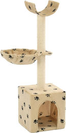 vidaXL Katzen-Kratzbaum mit Sisal-Säulen in Beige 105 cm – Bild 1 von 1