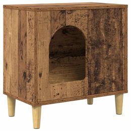 vidaXL Katzenhaus aus Altholz 51 x 30 x 52 cm – Bild 1 von 5