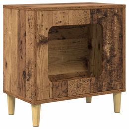 vidaXL Katzenhaus aus Altholz 51 x 30 x 52 cm – Bild 1 von 5