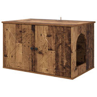 Produktbild von vidaXL Katzenhaus aus Altholz 85 x 55 x 50,5 cm