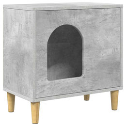 vidaXL Katzenhaus aus Beton und Holzwerkstoff 51 x 30 x 52 cm – Bild 1 von 4