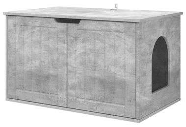 vidaXL Katzenhaus aus Beton und Holzwerkstoff 85 x 55 x 50,5 cm – Bild 1 von 1
