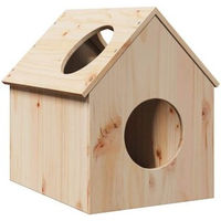 Produktbild von VidaXL Katzenhaus aus Holz in Naturfarben