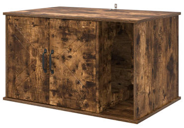 vidaXL Katzenhaus aus Holz in Räuchereiche 85 x 55 x 50,5 cm – Bild 1 von 6