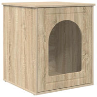 Produktbild von vidaXL Katzenhaus aus Holzwerkstoff Sonoma 53 x 52 x 62 cm