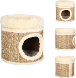 vidaXL Katzenhaus aus Seegras mit Katzenbett 33 cm Kratzbaum für Katzen – Bild 1 von 1