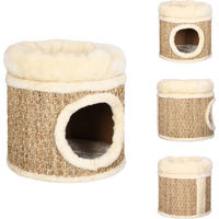 Produktbild von vidaXL Katzenhaus aus Seegras mit Katzenbett 33 cm Kratzbaum für Katzen