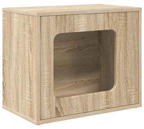 vidaXL Katzenhaus Sonoma aus Holz 51 x 30 x 42,5 cm – Bild 1 von 3