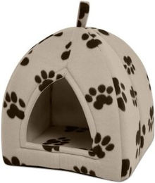vidaXL Katzenhöhle Katzenbett aus Polyester in Beige Größe L – Bild 1 von 13