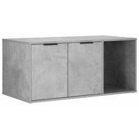 Produktbild von vidaXL Katzenkiste Möbel Betongrau aus Holzwerkstoff 100 x 49 x 45 cm