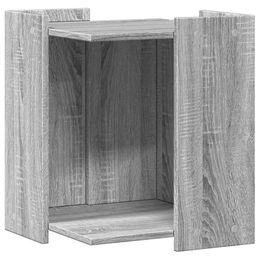 vidaXL Katzenklo Möbel-Toilette aus Holz in Grau 42x42x51 cm – Bild 1 von 2