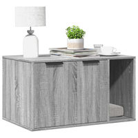 Produktbild von vidaXL Katzenklo Möbel-Toilette Grau Sonoma aus Holzwerkstoff 80x50x45 cm
