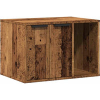 Produktbild von vidaXL Katzenklo Möbel-Toilette in Altholz-Optik aus Holz Braun 60x40x40 cm