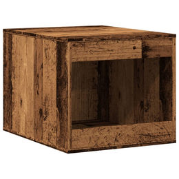 vidaXL Katzenklo Möbel-Toilette in Altholz-Optik aus Holzwerkstoff Braun 47x59x42 cm – Bild 1 von 5