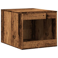 Produktbild von vidaXL Katzenklo Möbel-Toilette in Altholz-Optik aus Holzwerkstoff Braun 47x59x42 cm