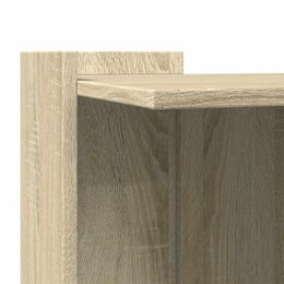vidaXL Katzenklo Schrank als Beistelltisch in Sonoma Eiche aus Holz – Bild 1 von 5