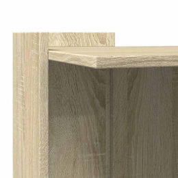 vidaXL Katzenklo Schrank als Beistelltisch in Sonoma Eiche aus Holz – Bild 1 von 5