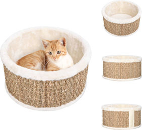 vidaXL Katzenkorb Rund aus Seegras 36 cm – Bild 1 von 1