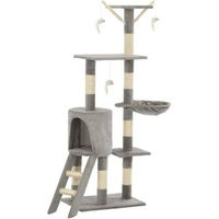 Produktbild von vidaXL Katzenkratzbaum aus Sisal 138cm Grau
