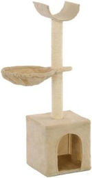 vidaXL Katzenkratzbaum aus Sisal in Beige mit 105 cm Höhe – Bild 1 von 11