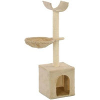 Produktbild von vidaXL Katzenkratzbaum aus Sisal in Beige mit 105 cm Höhe