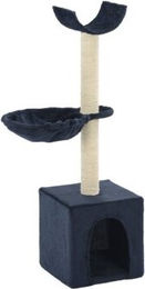 vidaXL Katzenkratzbaum aus Sisal in Blau mit 105 cm Höhe – Bild 1 von 5