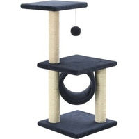 Produktbild von vidaXL Katzenkratzbaum aus Sisal in Blau mit 65cm Höhe für Kitten