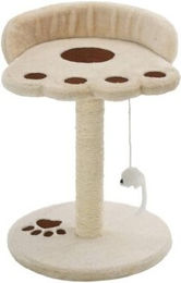 VidaXL Katzenkratzbaum für Kitten aus Plüsch und Sisal in Beige Braun – Bild 1 von 9
