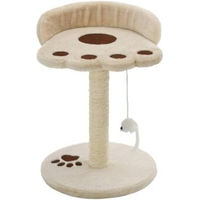 Produktbild von VidaXL Katzenkratzbaum für Kitten aus Plüsch und Sisal in Beige Braun