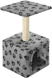 vidaXL Katzenkratzbaum für Kitten mit Sisal 55cm Grau – Bild 1 von 7