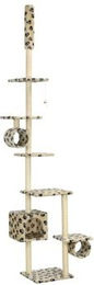 Produktbild von vidaXL Katzenkratzbaum mit Sisal und Deckenspanner Beige 260cm