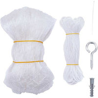 Produktbild von vidaXL Katzennetz Transparent aus Nylon 12x3 m