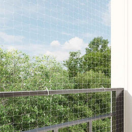 vidaXL Katzennetz Transparent aus Nylon 8x3 m – Bild 1 von 3