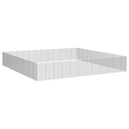 vidaXL Kleintiergehege aus verzinktem Eisen 48-teilig 54x100 cm für Kaninchen in Silber – Bild 1 von 2