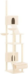 VidaXL Kratzbaum aus Plüsch in Beige – Bild 1 von 3