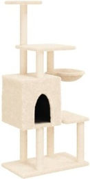 VidaXL Kratzbaum aus Plüsch in Beige – Bild 1 von 2