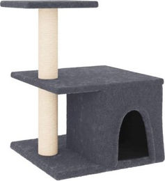 VidaXL Kratzbaum aus Plüsch in Grau – Bild 1 von 3