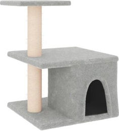 VidaXL Kratzbaum aus Plüsch in Grau – Bild 1 von 3