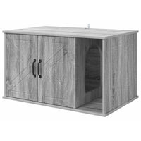Produktbild von vidaXL Kratzbaum für Katzen aus Holz in Grau 85 x 55 x 50,5 cm