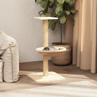 Produktbild von vidaXL Kratzbaum für Katzen mit Sisal-Kratzsäule in Creme 74 cm