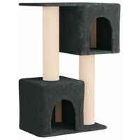 Produktbild von vidaXL Kratzbaum für Katzen mit Sisal-Kratzsäulen in Grau 114 cm
